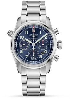 Longines Spirit L3.820.4.93.6 Stainless steel Blue