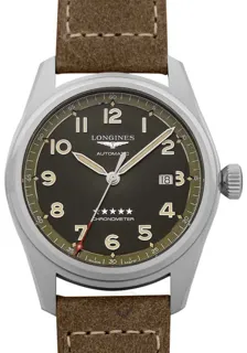 Longines Spirit L38114032 Stainless steel Green