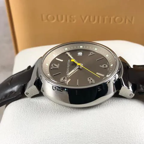 Louis Vuitton Q1211 28mm Stainless steel Brown 4