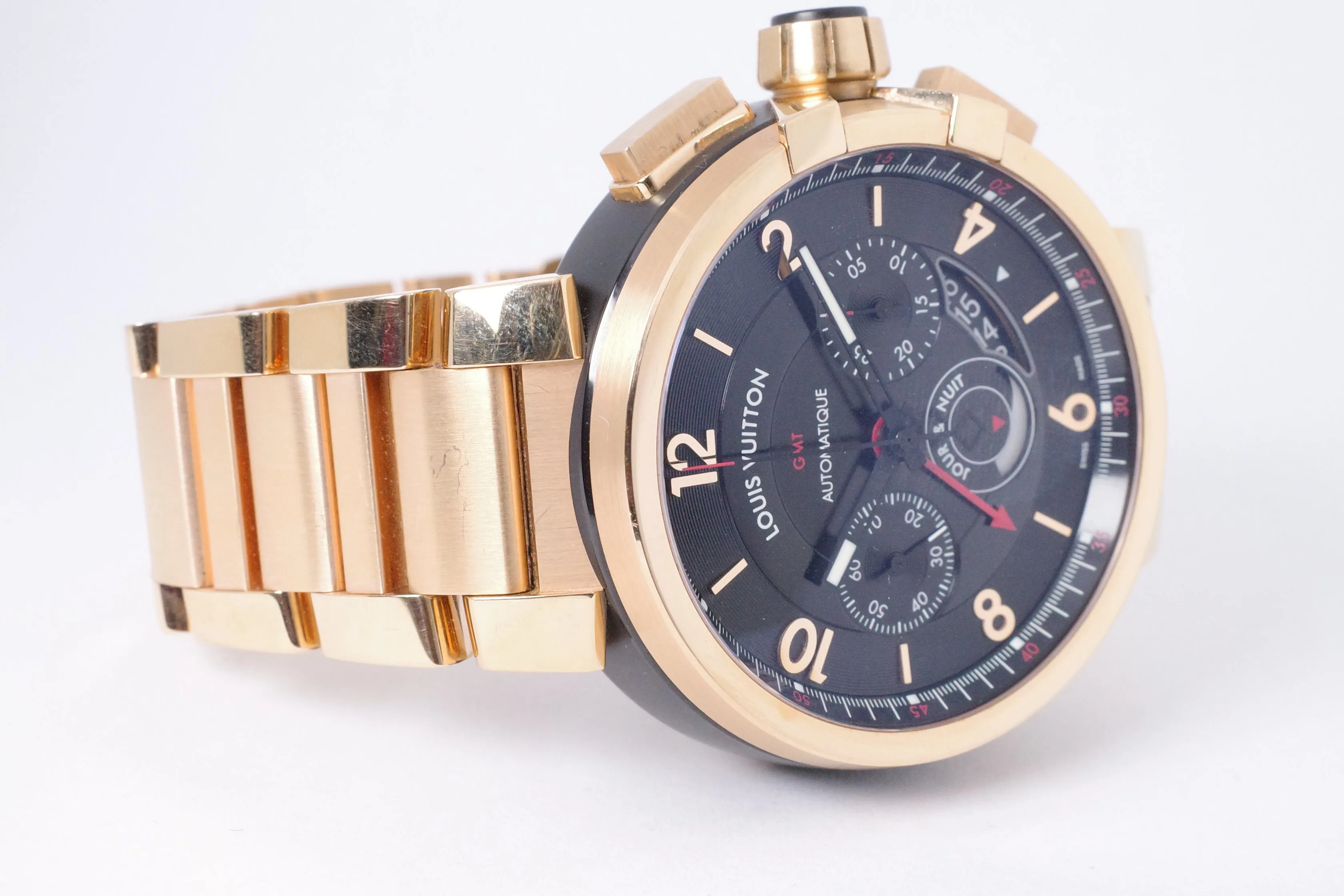 Louis Vuitton Tambour 47mm Rose gold Black 7