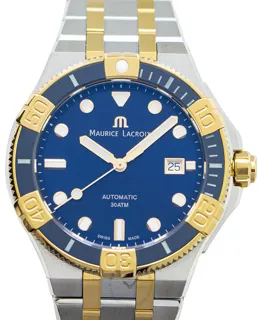 Maurice Lacroix AIKON AI6058-SY013-430-1 Yellow gold Blue