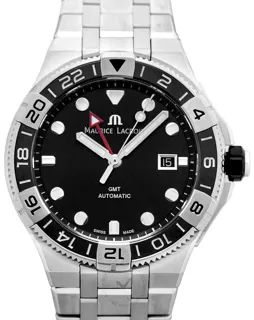 Maurice Lacroix AIKON AI6158-SS002-330-1 Stainless steel Black