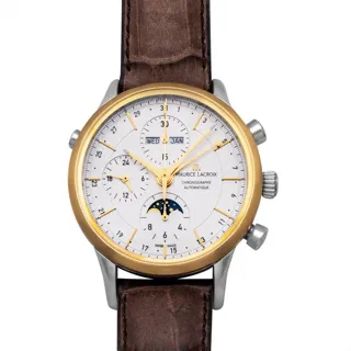 Maurice Lacroix Les Classiques LC6078-YS101-13E Yellow gold and Stainless steel Silver