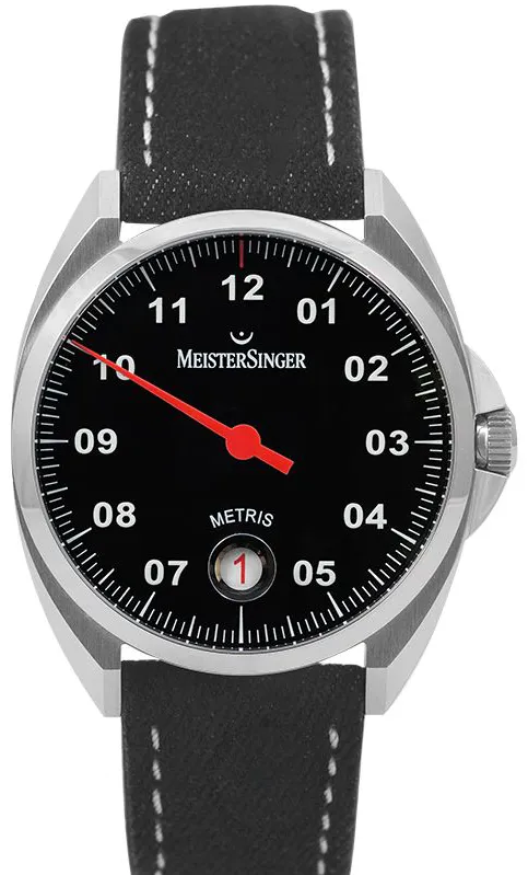 MeisterSinger New Vintage ME902_SD01 38mm Stainless steel Black