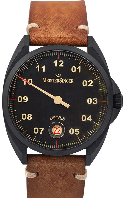 MeisterSinger Classic Plus ME902BL_SVSL03-1 38mm Stainless steel Black