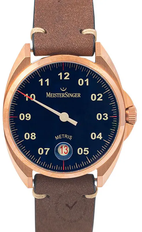 MeisterSinger Classic Plus ME917BR_SVF02-1 38mm Bronze Blue