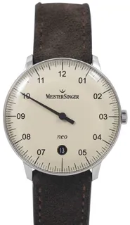 MeisterSinger New Vintage NE903N_SV12 Stainless steel White