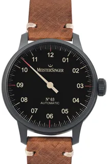 MeisterSinger Classic AM902BL_SVSL03 Stainless steel Black