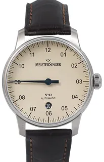 MeisterSinger Classic DM903_SG02 Stainless steel Beige