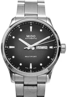 Mido Multifort M038.430.11.051.00 Stainless steel Black