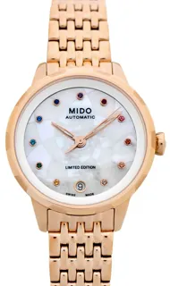 Mido Rainflower M043.207.33.109.00 Stainless steel White