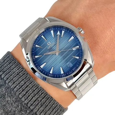 Omega Aqua Terra 150M 220.10.41.21.03.005 41mm Stainless steel Blue