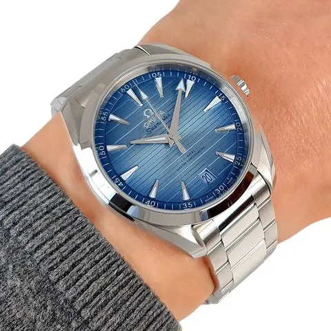 Omega Aqua Terra 150M 220.10.41.21.03.005 41mm Stainless steel Blue 2