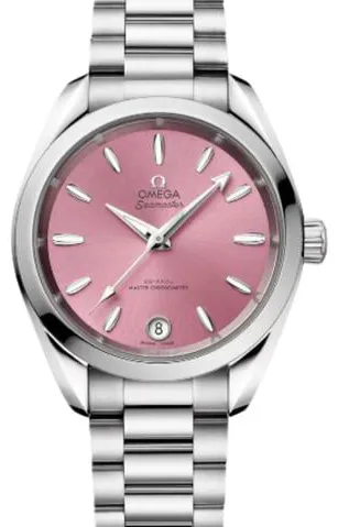 Omega Aqua Terra 220.10.34.20.10.003 34mm Stainless steel Pink