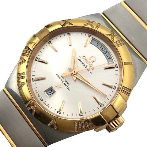 Omega Constellation 123.25.38.22.02.001 38mm Rose gold Silver