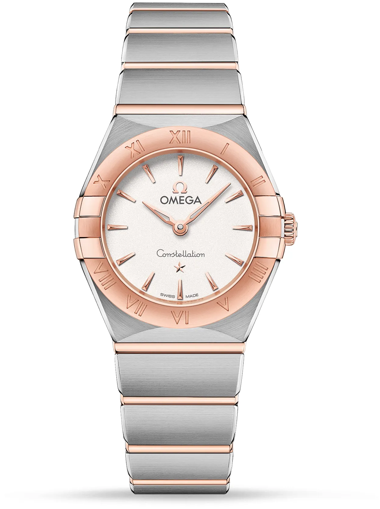 Omega Constellation 131.20.25.60.02.001 25mm Stainless steel and 18k rose gold Silver