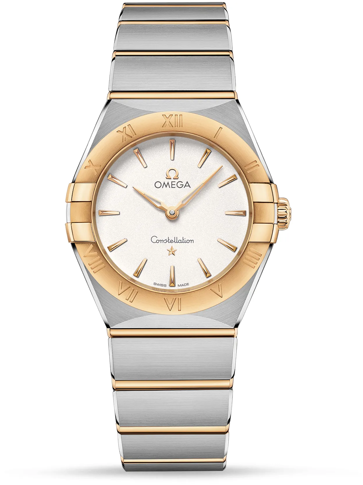 Omega Constellation 131.20.28.60.02.002 28mm Stainless steel and 18k yellow gold Silver