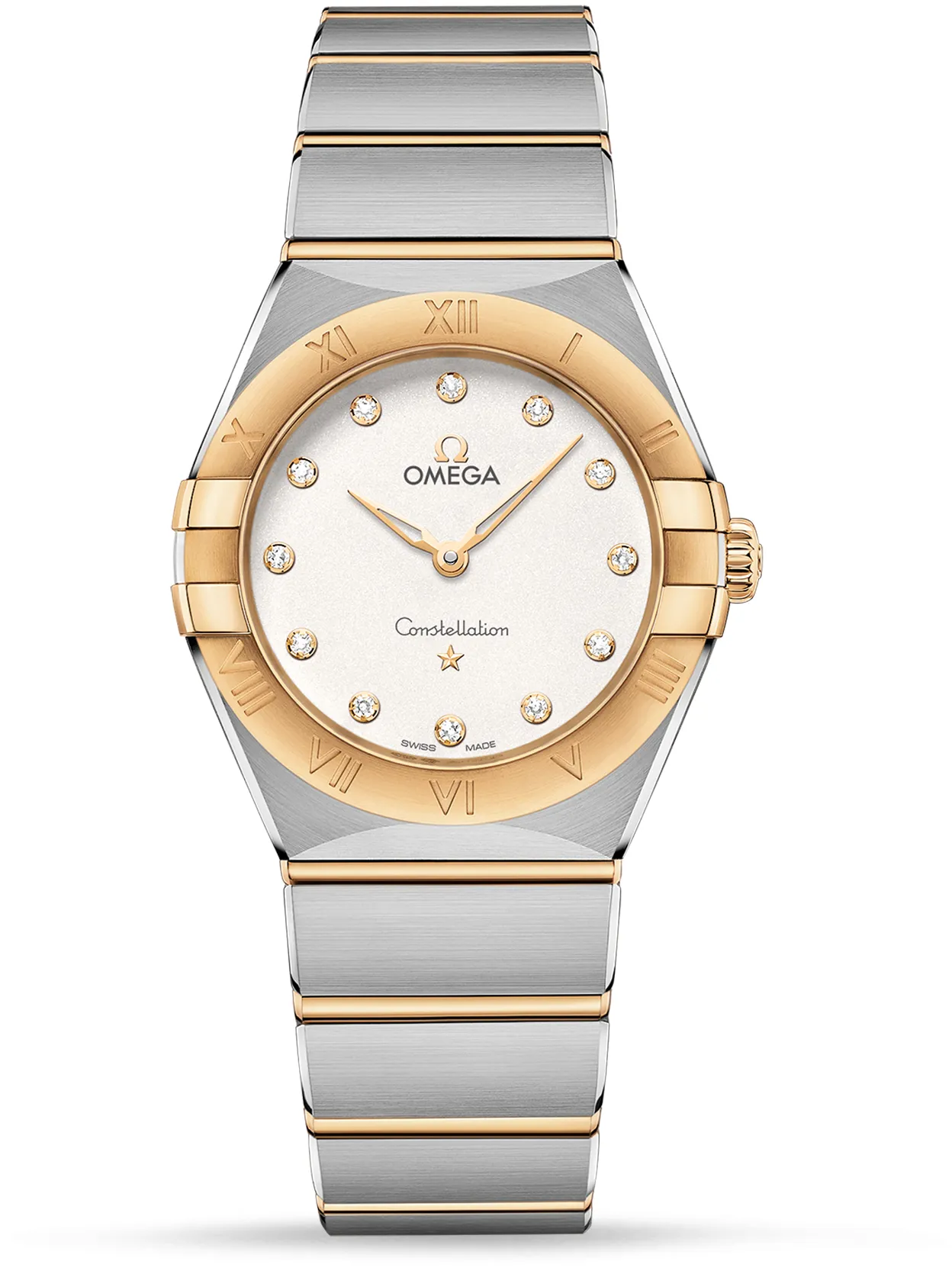 Omega Constellation 131.20.28.60.52.002 28mm Stainless steel and 18k yellow gold Silver