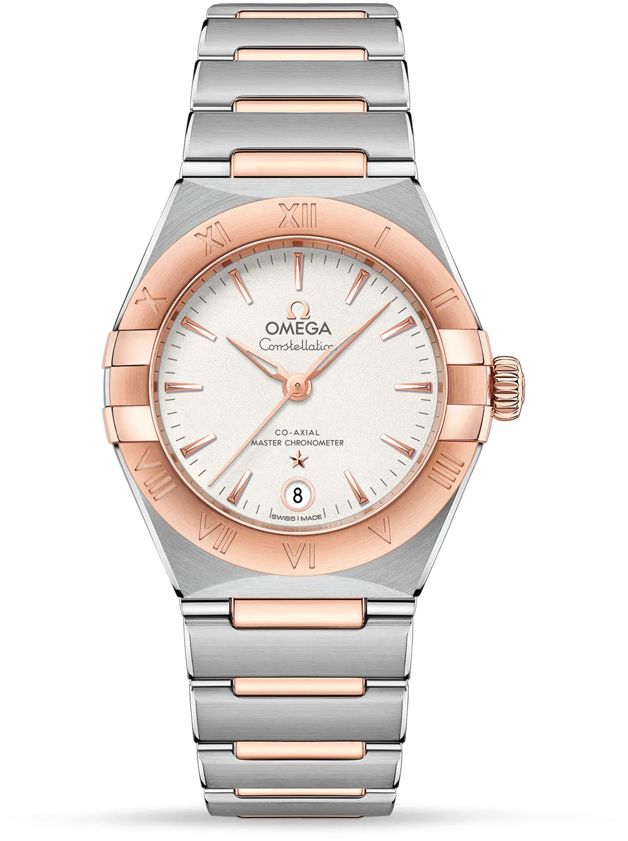 Omega Constellation 131.20.29.20.02.001 29mm Stainless steel and 18k rose gold Silver