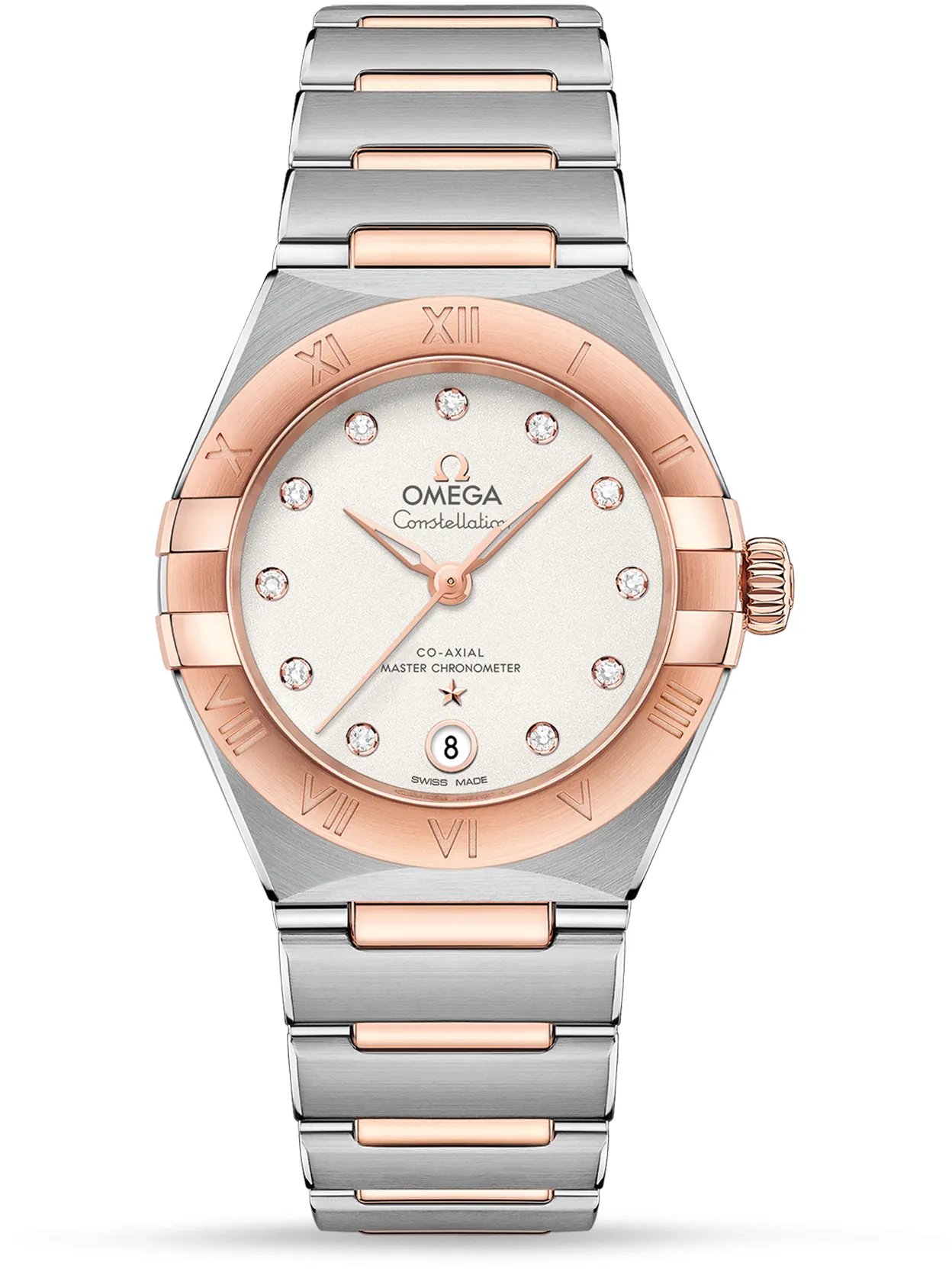 Omega Constellation 131.20.29.20.52.001 29mm Stainless steel and 18k rose gold Silver