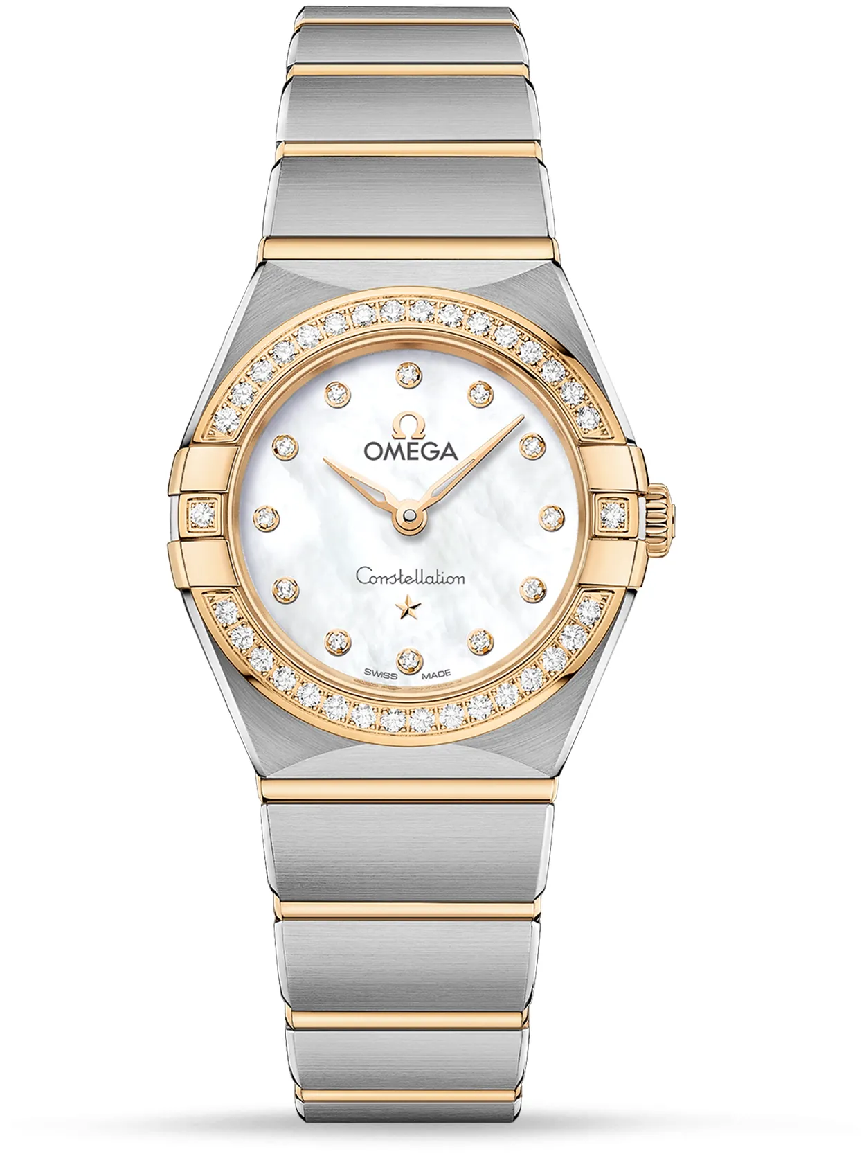 Omega Constellation 131.25.25.60.55.002 25mm Stainless steel and 18k yellow gold White