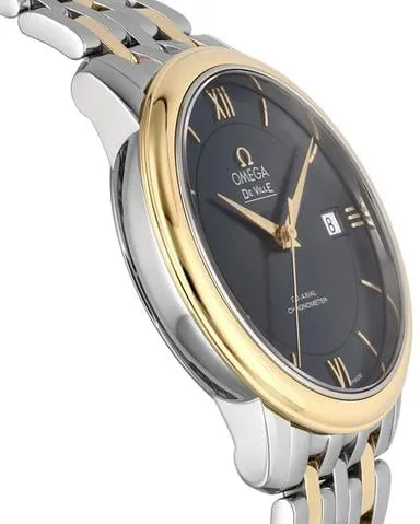 Omega De Ville 424.20.37.20.03.001 37mm Yellow gold and Stainless steel Blue 2