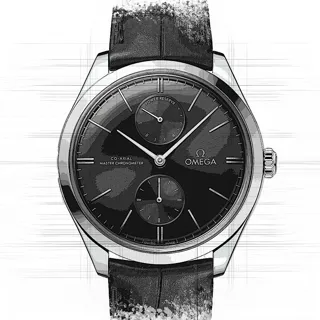 Omega De Ville Trésor 435.13.40.22.01.001 Stainless steel Schwarz