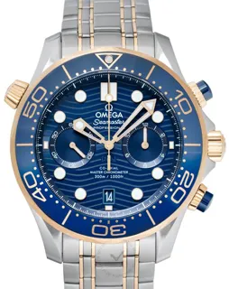 Omega Seamaster Diver 300M 210.20.44.51.03.001 Yellow gold Blue