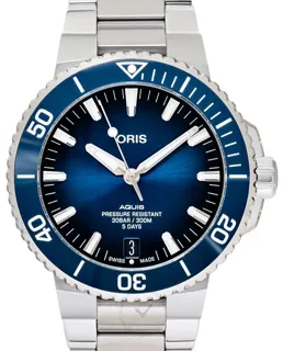 Oris Aquis 01 400 7763 4135-07 8 24 09PEB Stainless steel Blue