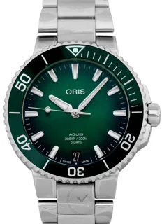 Oris Aquis 01 400 7769 4157-07 8 22 09PEB Stainless steel Green