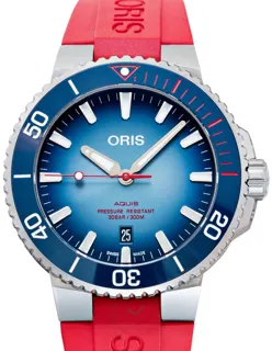 Oris Aquis 01 733 7730 4105-Set Ceramic Blue