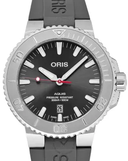 Oris Aquis 01 733 7730 4153-07 4 24 63EB Stainless steel Gray