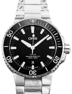 Oris Aquis 01 733 7730 4154-07 8 24 05PEB Stainless steel Black