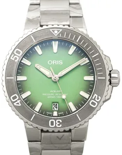 Oris Aquis 01 733 7732 4137-07 8 21 05PEB Stainless steel Green