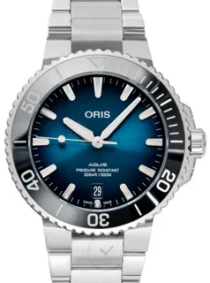 Oris Aquis 01 733 7732 4155-07 8 21 05PEB Stainless steel Blue