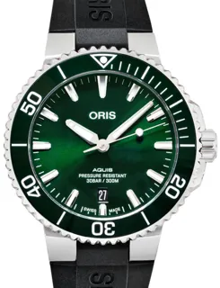 Oris Aquis 01 733 7766 4157-07 4 22 64FC Stainless steel Green