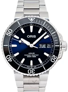 Oris Aquis 01 752 7733 4135-07 8 24 05PEB Stainless steel Blue