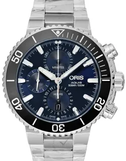 Oris Aquis Chronograph 01 774 7743 4155-07 8 24 05PEB Stainless steel Blue