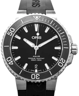 Oris Aquis Date 01 733 7732 4124-07 4 21 64FC Stainless steel Black