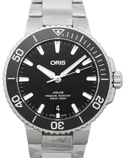 Oris Aquis Date 01 733 7732 4134-07 8 21 05PEB Stainless steel Black