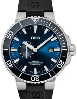 Oris Aquis Small Second 01 743 7733 4135-07 4 24 64EB Stainless steel Blue