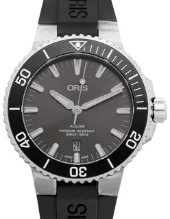 Oris Aquis Titanium Date 01 733 7730 7153-07 4 24 63TEB Titanium Gray