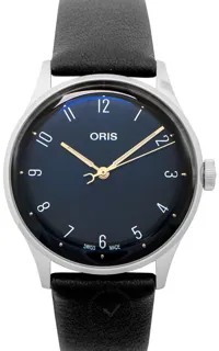 Oris Artelier 01 733 7762 4085-Set Stainless steel Blue