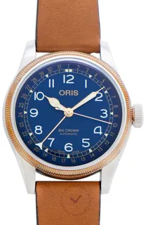 Oris Big Crown 01 754 7741 4365-07 5 20 58 Stainless steel Blue