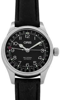 Oris Big Crown Pointer Date 01 754 7749 4064-07 5 17 65G Stainless steel Black