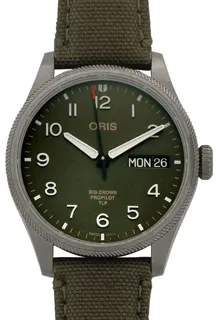 Oris Big Crown ProPilot 01 752 7760 4287-Set Stainless steel Green