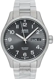 Oris Big Crown ProPilot Day Date 01 752 7698 4063-07 8 22 19 Stainless steel Gray