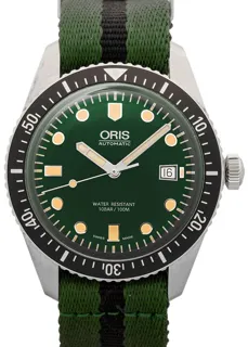 Oris Divers Sixty Five 01 733 7720 4057-07 5 21 25FC Stainless steel Green