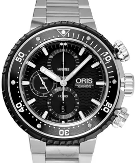 Oris ProDiver Chronograph 01 774 7727 7154-Set 51mm Titanium Black