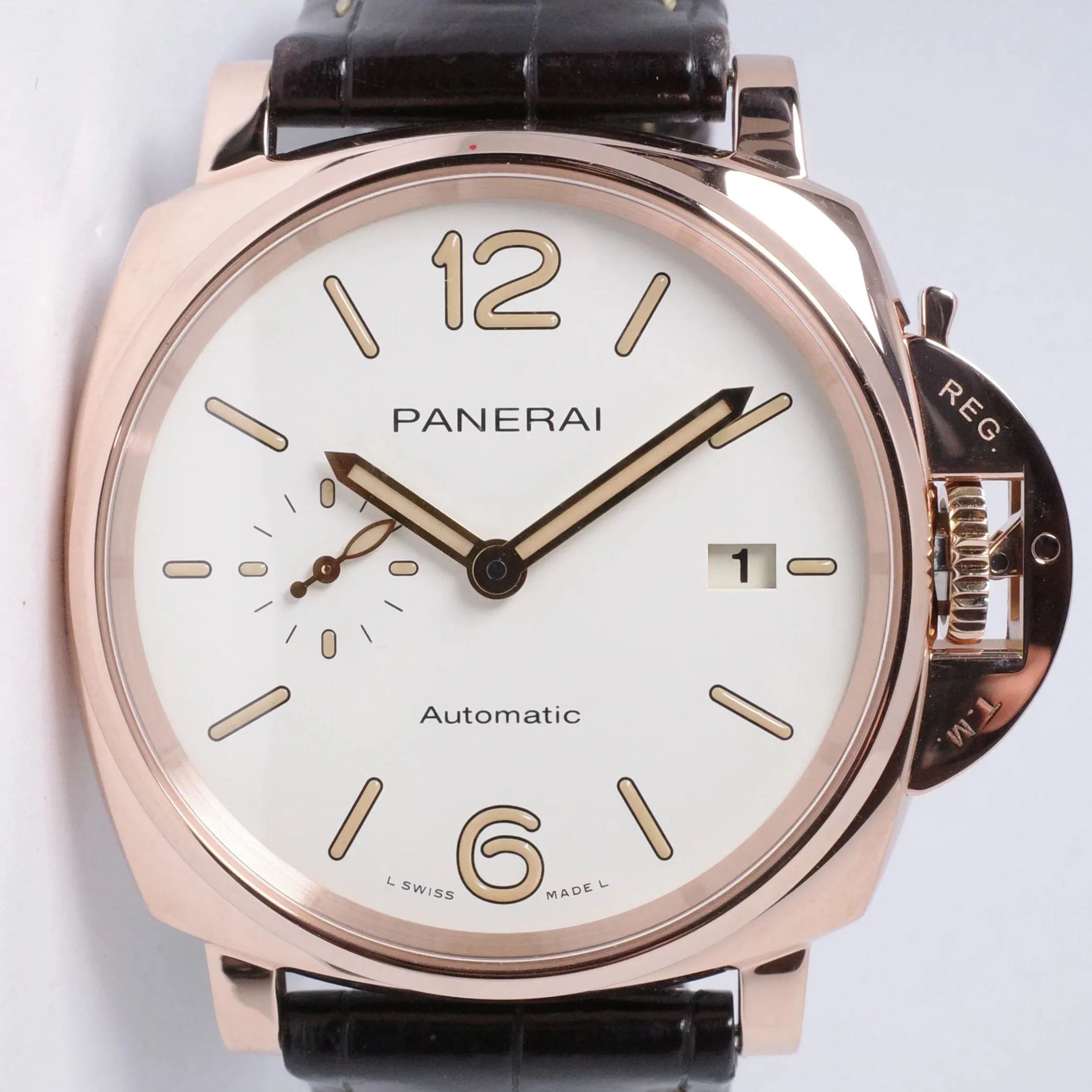 Panerai Luminor Marina Automatic PAM 1042 42mm Rose gold White